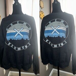 Gildan Dark Navy Skemo Vermont Sweater